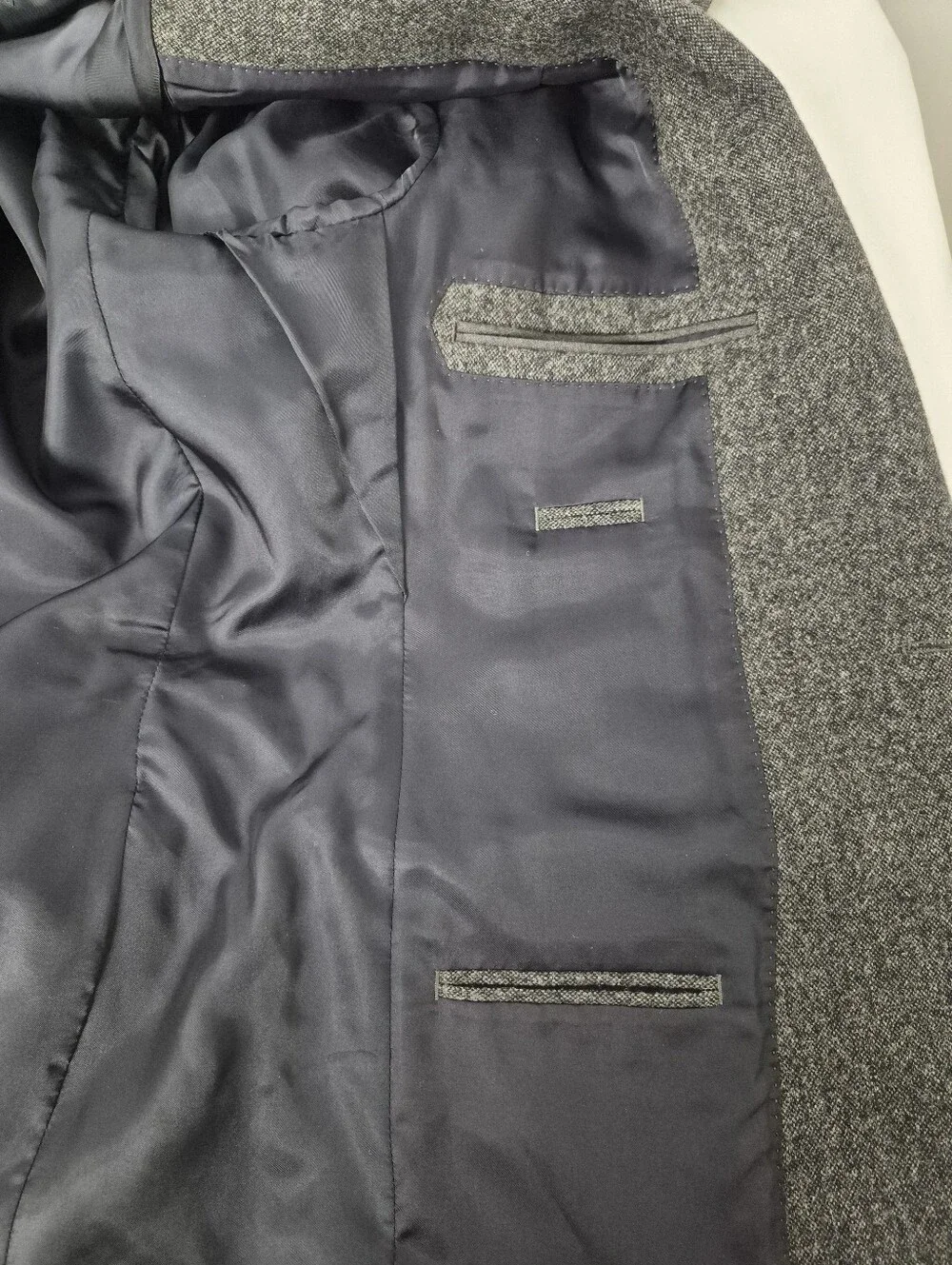 J. Crew Ludlow Jacket Dark Charcoal Black Wool sz 40R